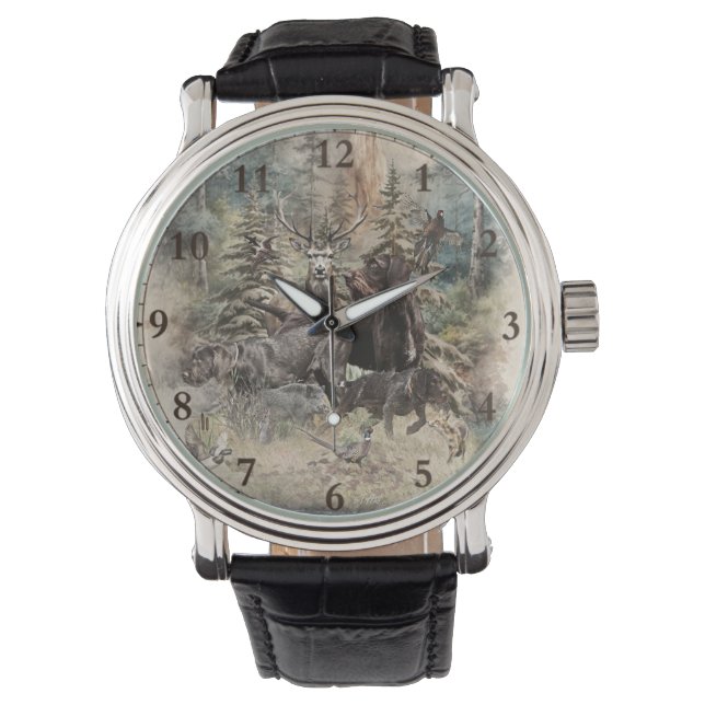 Duitse Staande Draadhar Horloge (Voorkant)