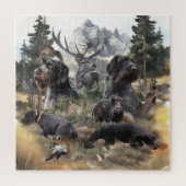 Duitse Staande Draadhar Legpuzzel (Verticaal)