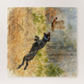 Duitse Staande Draadhar Legpuzzel (Horizontaal)