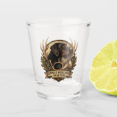 Duitse Staande Draadhar Shot Glas (Voorkant)