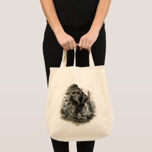 Duitse Staande Draadhar Tote Bag