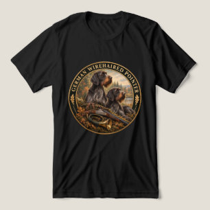 Duitse Staande Draadhar Tri-Blend Shirt