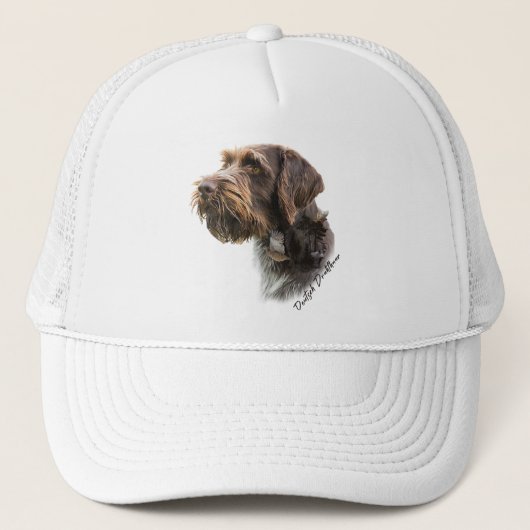 Duitse Staande Draadhar Trucker Pet (Voorkant)