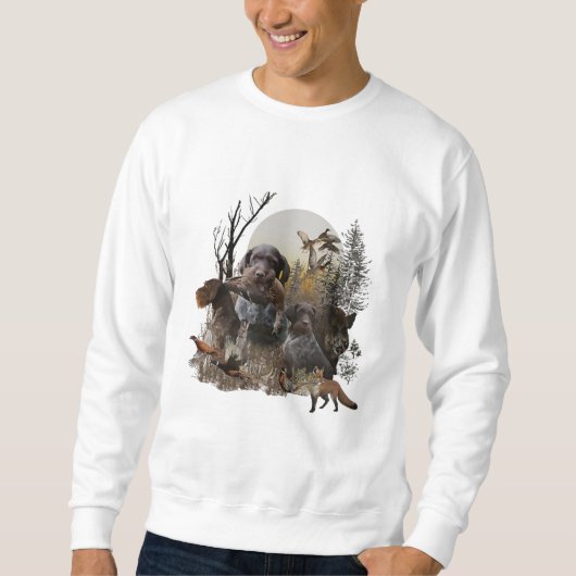 Duitse Staande Draadhar Trui (Voorkant)