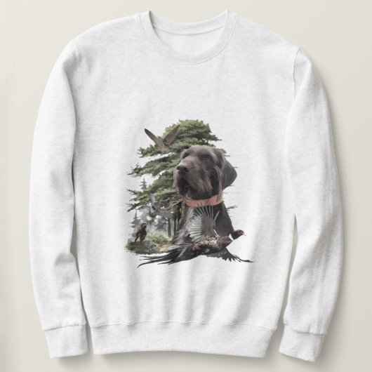 Duitse Staande Draadhar Trui (Design voorkant)