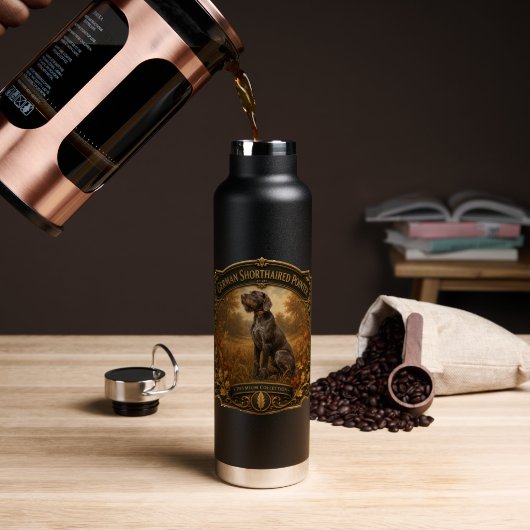 Duitse Staande Draadhar Waterfles (Koffie (Gedraaid)  )