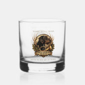 Duitse Staande Draadhar Whisky Glas (Voorkant)