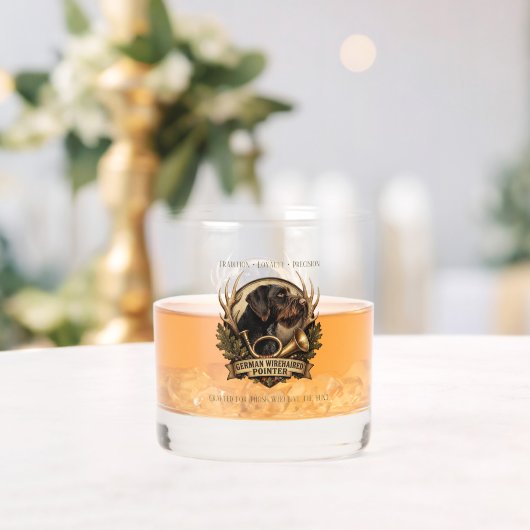 Duitse Staande Draadhar Whisky Glas (Insitu (Huwelijk))