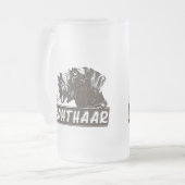 Duitse Staande Draadharige Hond Matglas Bierpul (Voorkant links)