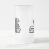 Duitse Staande Draadharige Hond Matglas Bierpul (Center)