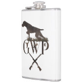 Duitse Staande Draadharige Pointer Fles Heupfles (Links)