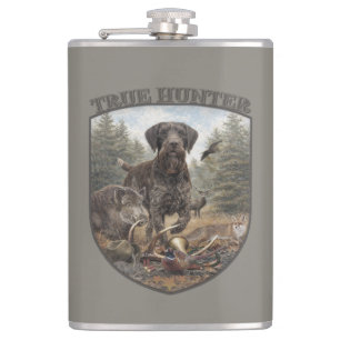 Duitse Staande Draadharige Pointer Heupfles