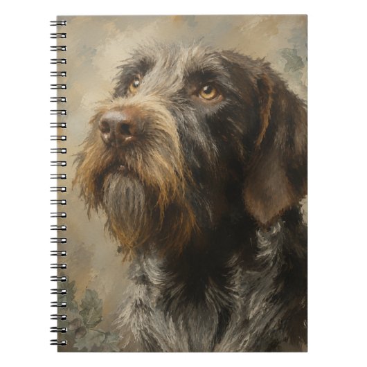 Duitse Staande Draadharige Pointer Notitieboek (Voorkant)