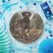 Duitse Staande Draadharige Pointer Papieren Bordje (Feest)