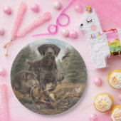 Duitse Staande Draadharige Pointer Papieren Bordje (Feest)