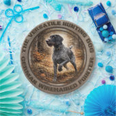 Duitse Staande Draadharige Pointer Papieren Bordje (Feest)