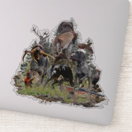 Duitse Staande Draadharige Pointer Sticker
