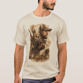Duitse Staande Draadharige Pointer T-shirt (Voorkant)