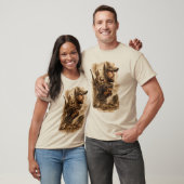 Duitse Staande Draadharige Pointer T-shirt (Unisex)