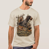 Duitse Staande Draadharige Pointer T-shirt (Voorkant)