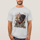 Duitse Staande Draadharige Pointer T-shirt (Voorkant)