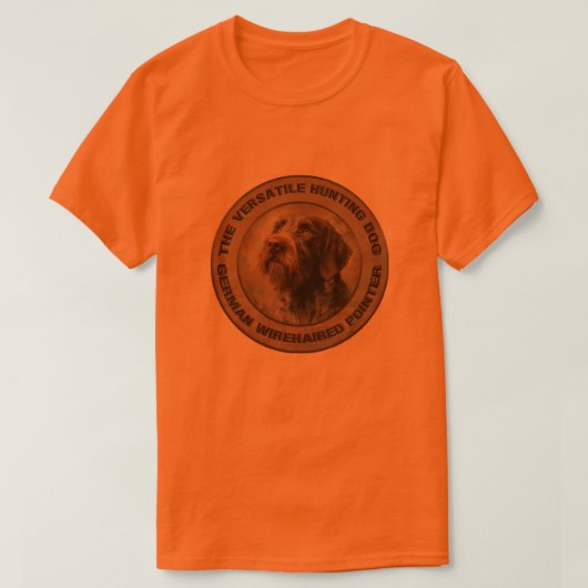 Duitse Staande Draadharige Pointer T-shirt (Design voorkant)
