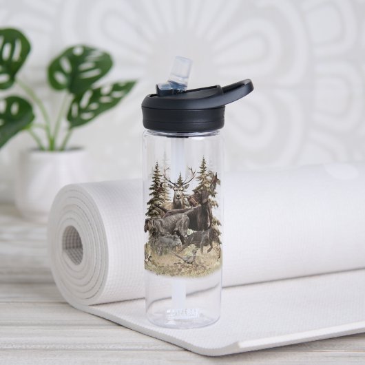 Duitse Staande Draadharige Pointer Waterfles (Yoga (Gedraaid) )