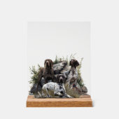 Duitse Staande Hond Acryl Bord (Voorkant)