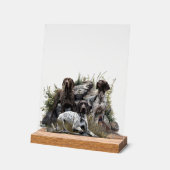 Duitse Staande Hond Acryl Bord (Hoek)