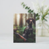 Duitse Staande Hond Briefkaart (Staand voorkant)