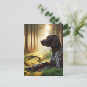 Duitse Staande Hond Briefkaart (Staand voorkant)