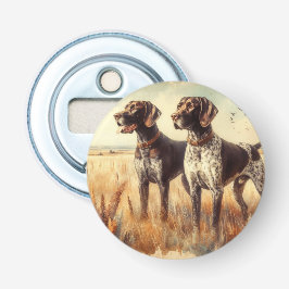 Duitse Staande Hond Button Flesopener