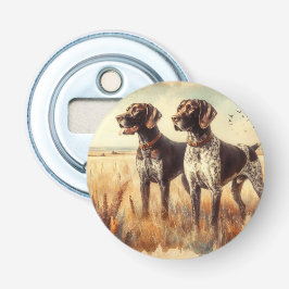 Duitse Staande Hond Button Flesopener