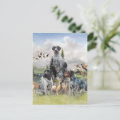 Duitse Staande Hond Draadhaar Briefkaart (Staand voorkant)