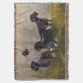  Duitse Staande Hond draadhaar     Deken (Voorkant Verticaal)