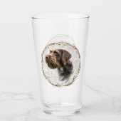 Duitse Staande Hond Draadhaar   Glas (Voorkant)