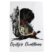 Duitse Staande Hond Draadhaar Medium Cadeauzakje (Achterkant)