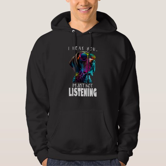 Duitse Staande Hond GSP Moeder Vader 10 Hoodie (Voorkant)