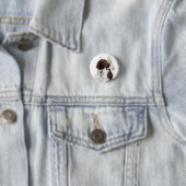 Duitse Staande Hond (GSP)  Ronde Button 3,2 Cm (In situ)