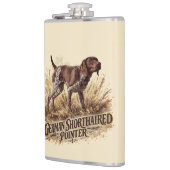 Duitse Staande Hond Heupfles (Links)
