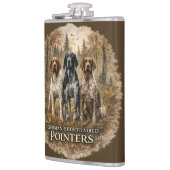 Duitse Staande Hond Heupfles (Links)