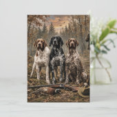 Duitse Staande Hond  Kaart (Staand voorkant)