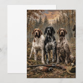 Duitse Staande Hond  Kaart (Voorkant / Achterkant)