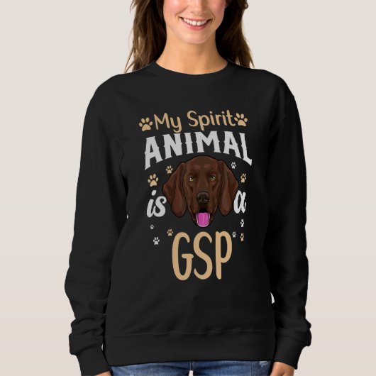 Duitse Staande Hond Kleding Gsp Hond 2 Trui (Voorkant)