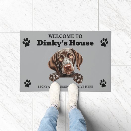 Duitse Staande Hond Korthaar Deurmat (Binnen)