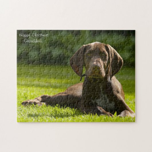 Duitse Staande Hond. Legpuzzel (Horizontaal)