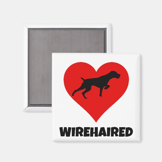 Duitse Staande Hond Liefde Magneet (Voorkant / Achterkant)