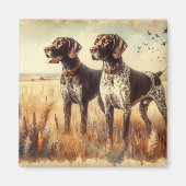 Duitse Staande Hond Magneet (Voorkant)