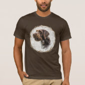 Duitse Staande Hond met Draadhaar T-Shirt (Voorkant)