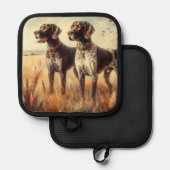 Duitse Staande Hond Pannenlap (Voorkant / Achterkant)